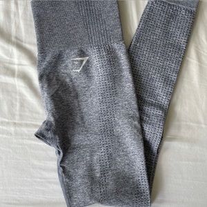 Vital seamless Steel Blue marl gymshark leggings in excellent condition!